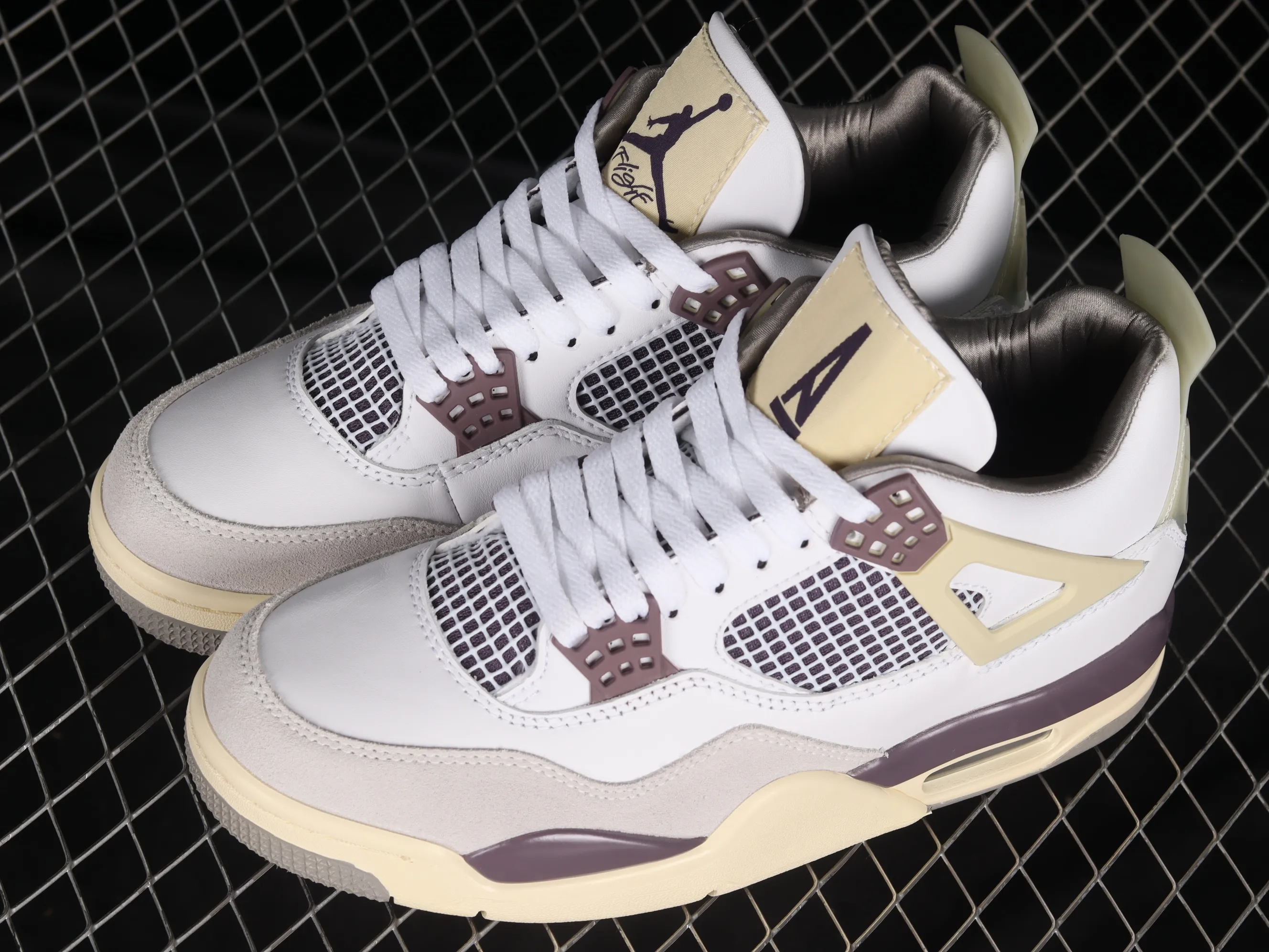 All categories Air Jordan Jordan series basketball shoes Air Jordan 4 Air Jordan 4 Retro "Medium Grey" AJ4 Joe 4 meters brown DH6927-001